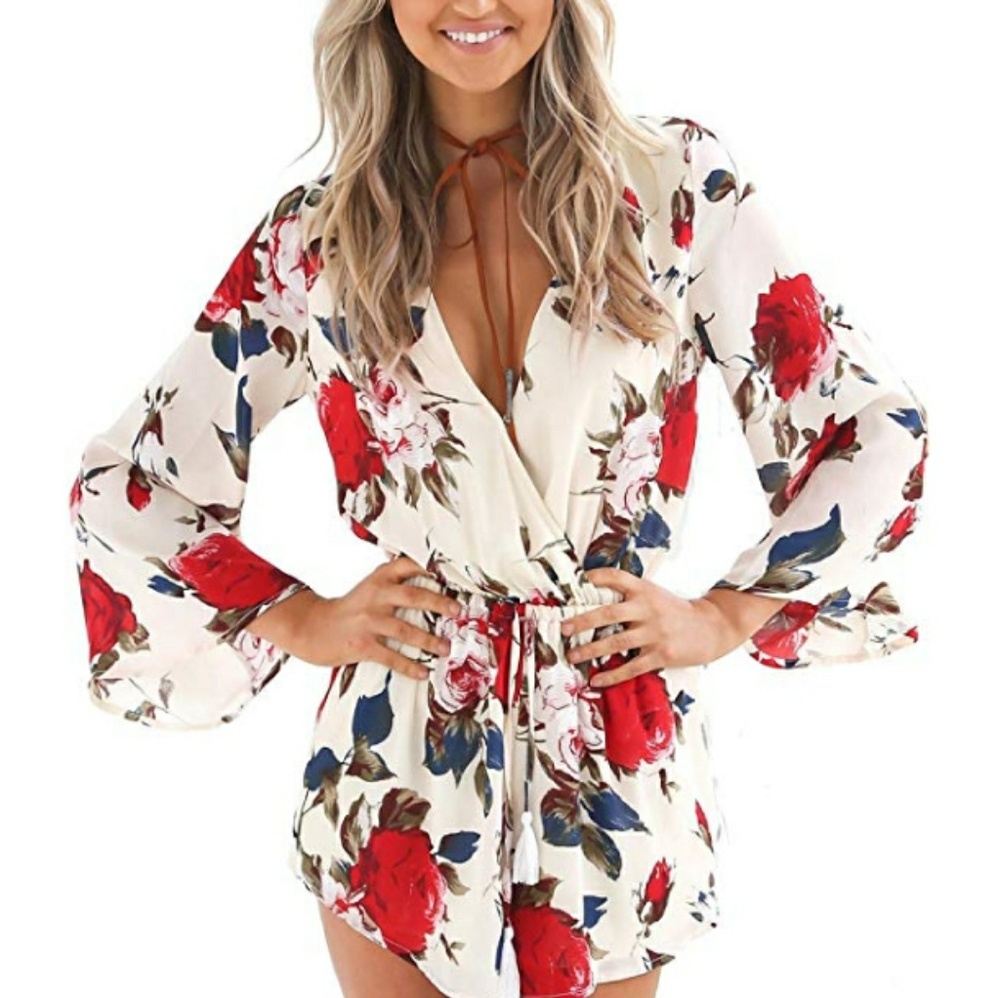 Summertime Floral Romper